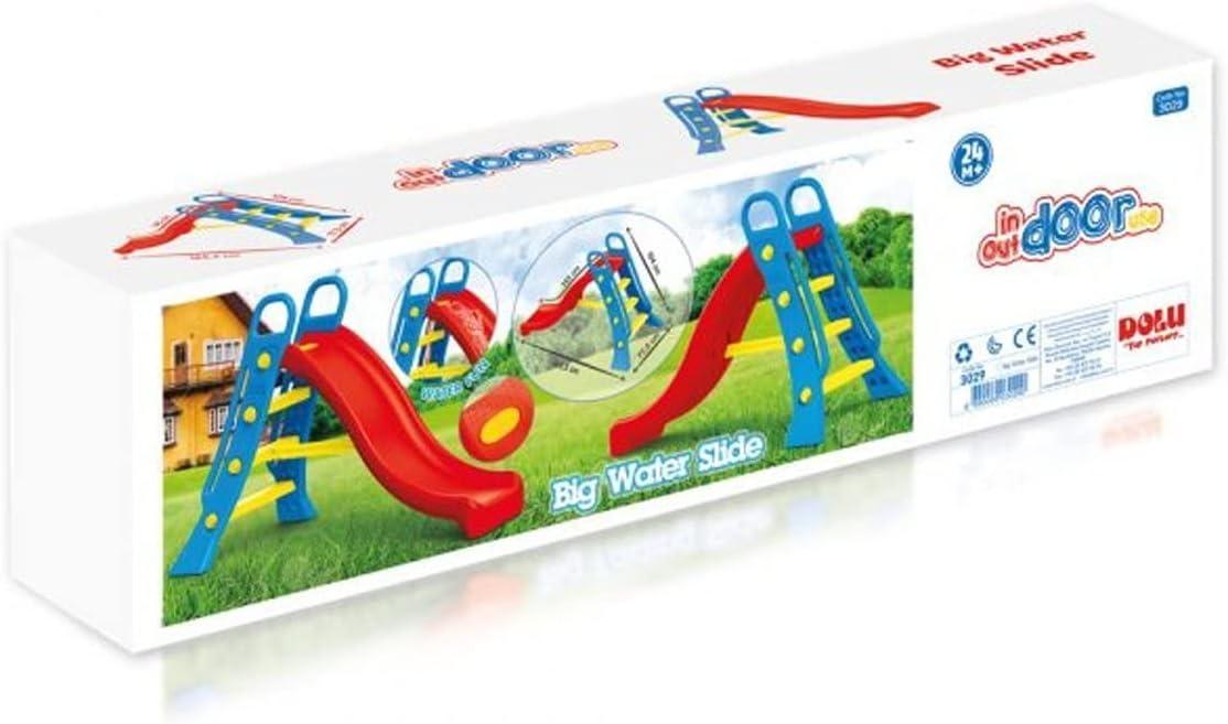 Dolu: Big Colorful Plastic Outdoor Lawn Water Slide, Ages 2+