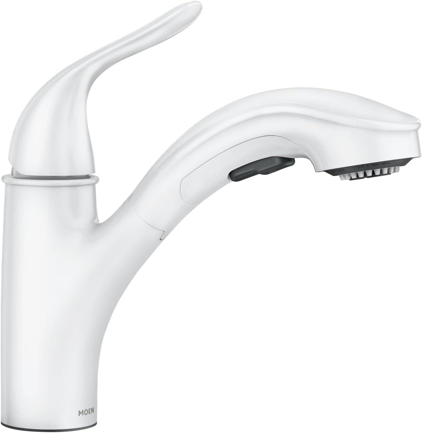 Moen Brecklyn Single-Handle Pull-Out Sprayer Kitchen Faucet with Power Clean Technology