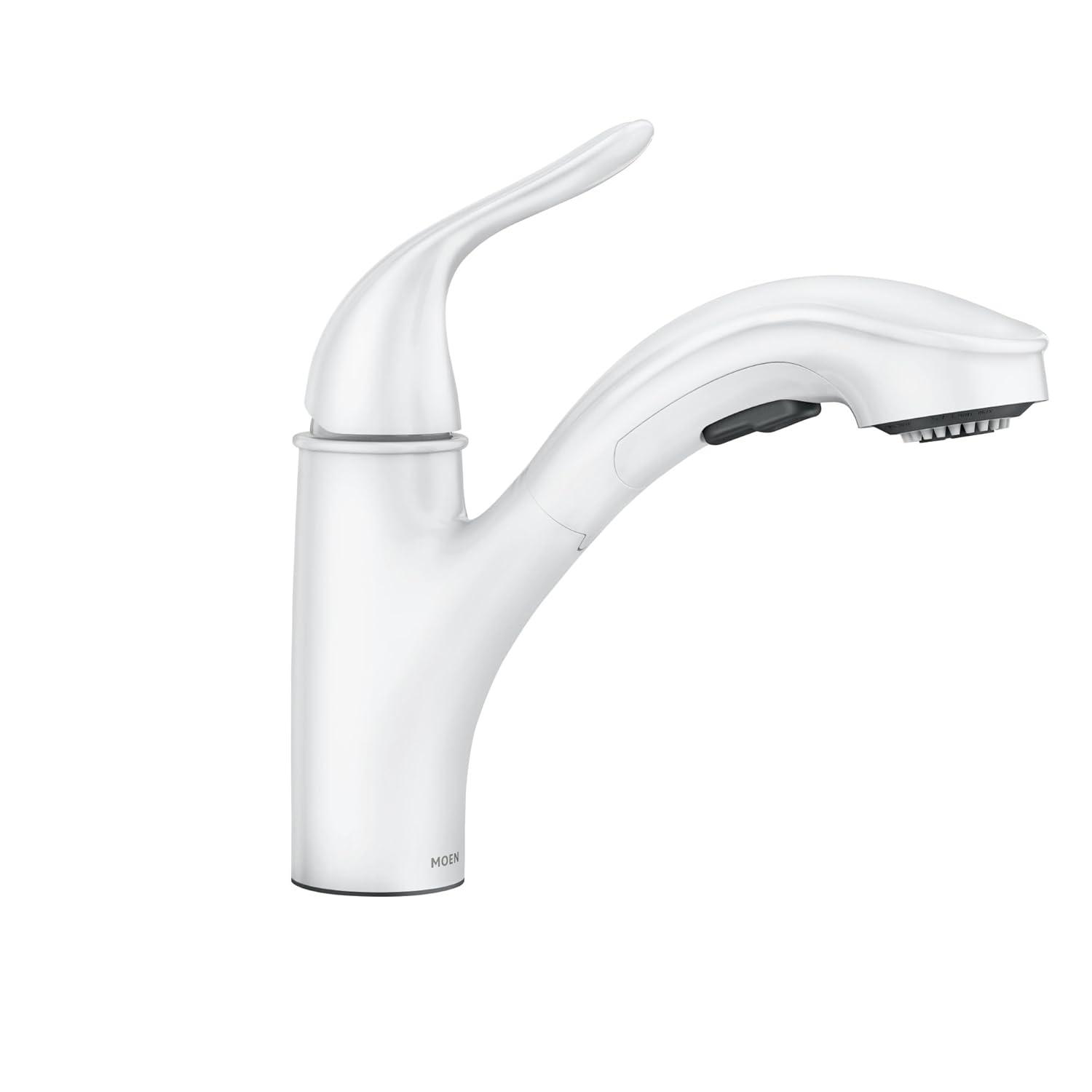 Moen Brecklyn Single-Handle Pull-Out Sprayer Kitchen Faucet with Power Clean Technology