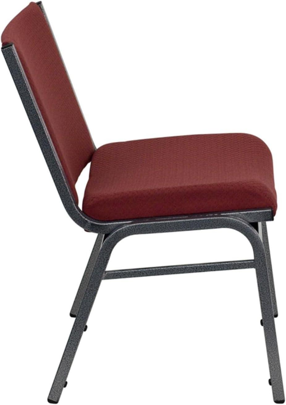 Flash Furniture HERCULES Series Big & Tall 1000 lb. Rated Burgundy Fabric Stack Chair