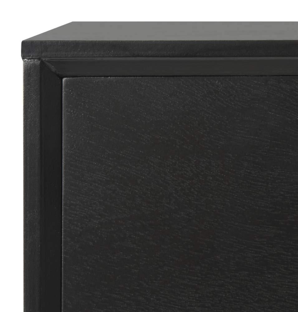Pomona 3 Drawer Accent Table - CHS5700 - Black - Safavieh