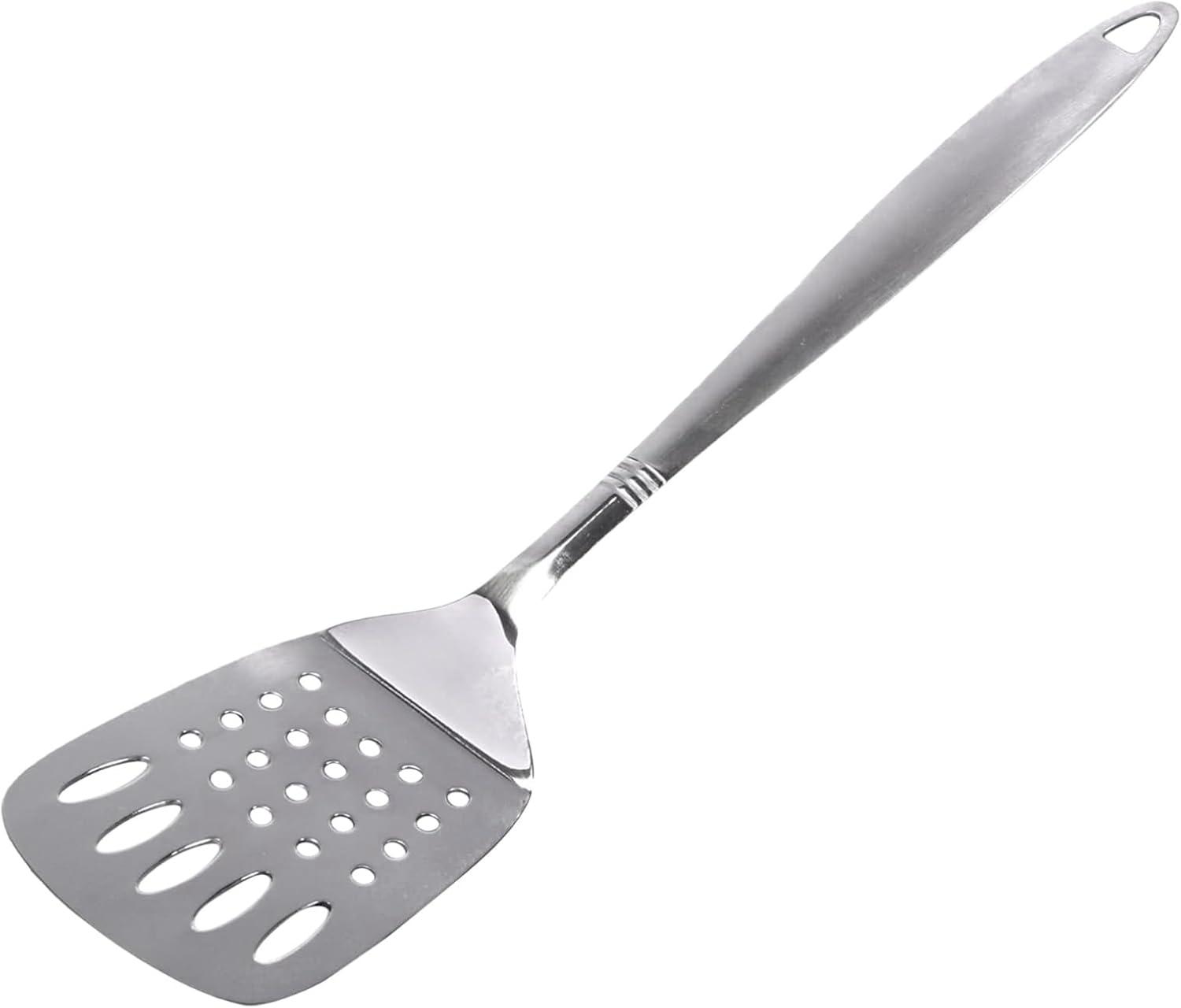 Chef Craft Select Slotted Turner/Spatula, 13.5 inch, Stainless Steel