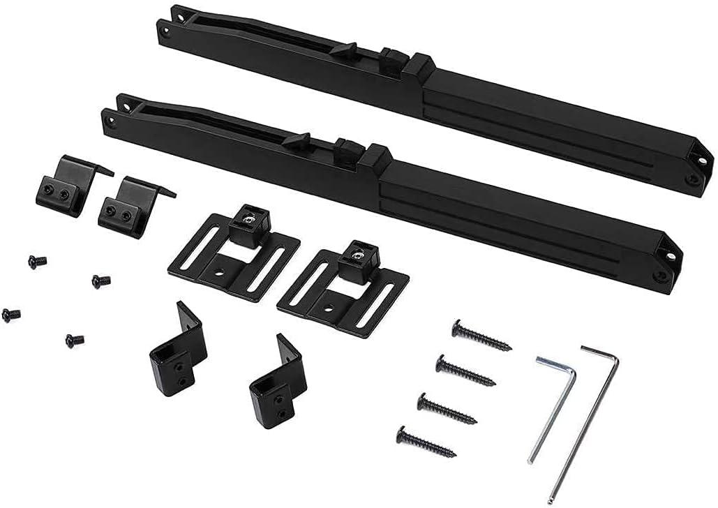 2PCS Soft Close barn Door Hardware kit Barn Door Soft Close Mechanism Spring Buffer Damper Hole-Free Version Fit for Door Weight 60-176 Pounds Adjustable Door Stoppers 2022NEWEST (Use for 20-40)