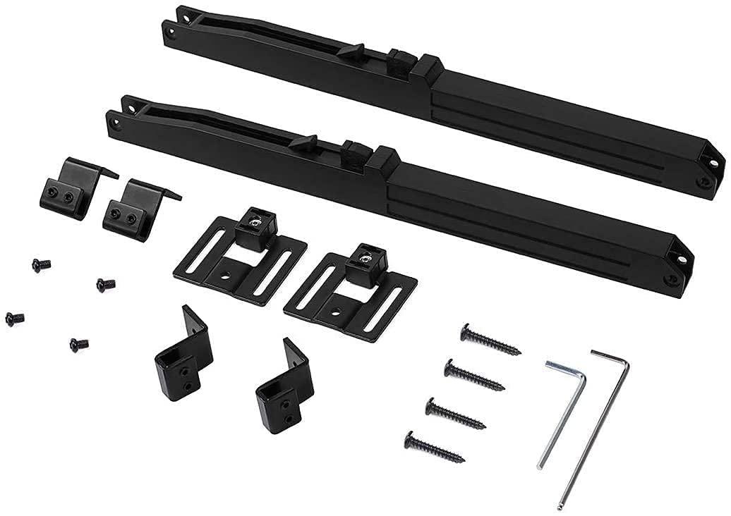 2PCS Soft Close barn Door Hardware kit Barn Door Soft Close Mechanism Spring Buffer Damper Hole-Free Version Fit for Door Weight 60-176 Pounds Adjustable Door Stoppers 2022NEWEST (Use for 20-40)