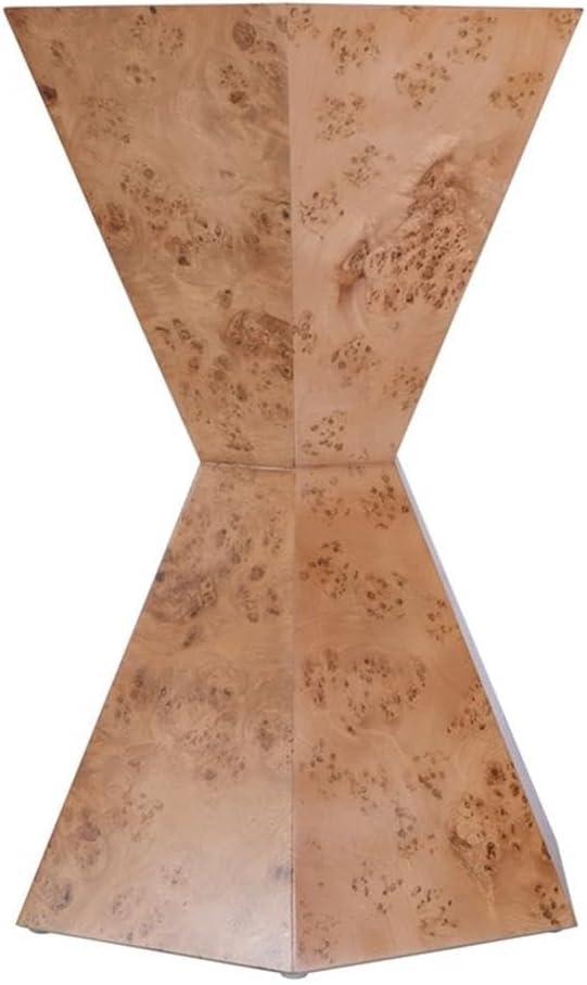 Butler Specialty Company Billie Burl Wood Hexagon Side Table - Traditional Burl