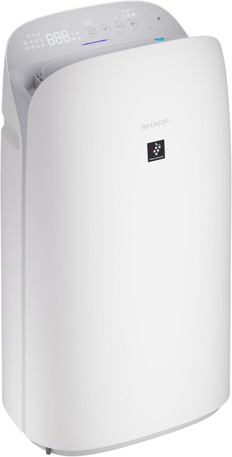 Sharp White Smart Air Purifier and Humidifier with HEPA Filter