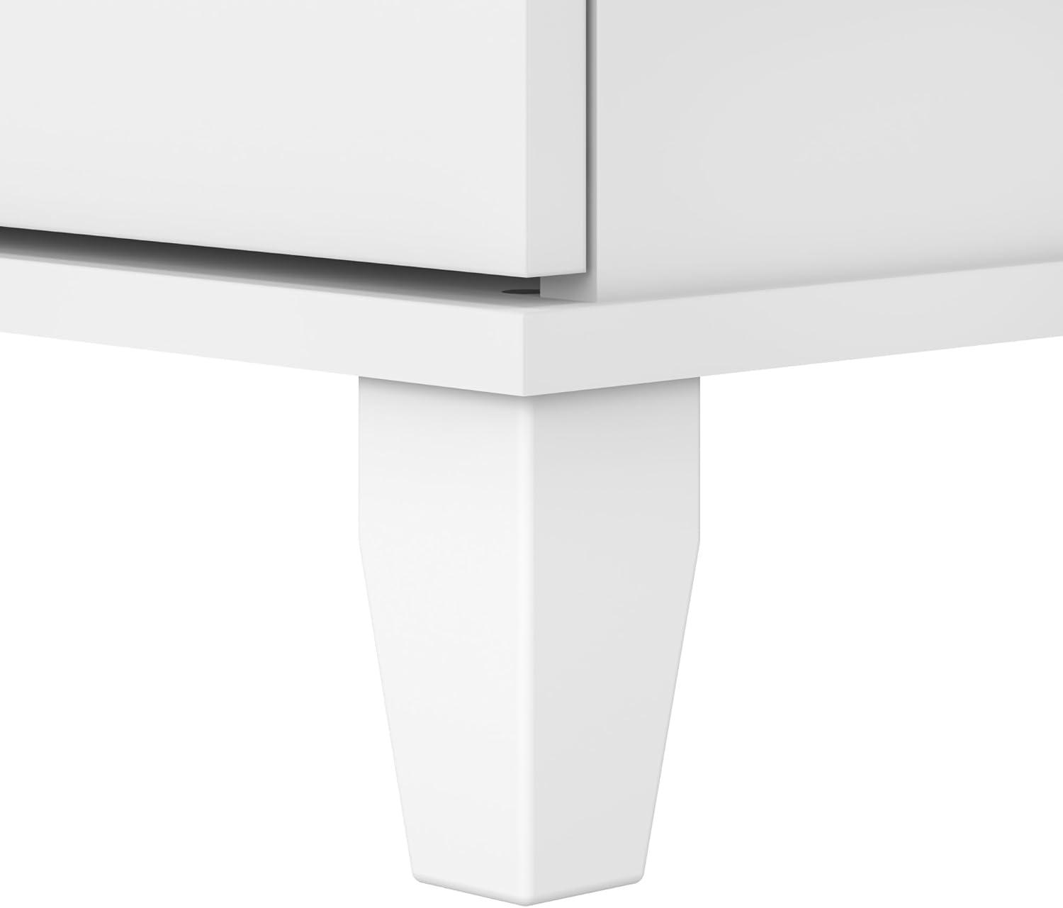 Bush Furniture Somerset 5 Shelf Tall Bookcase in White Finish