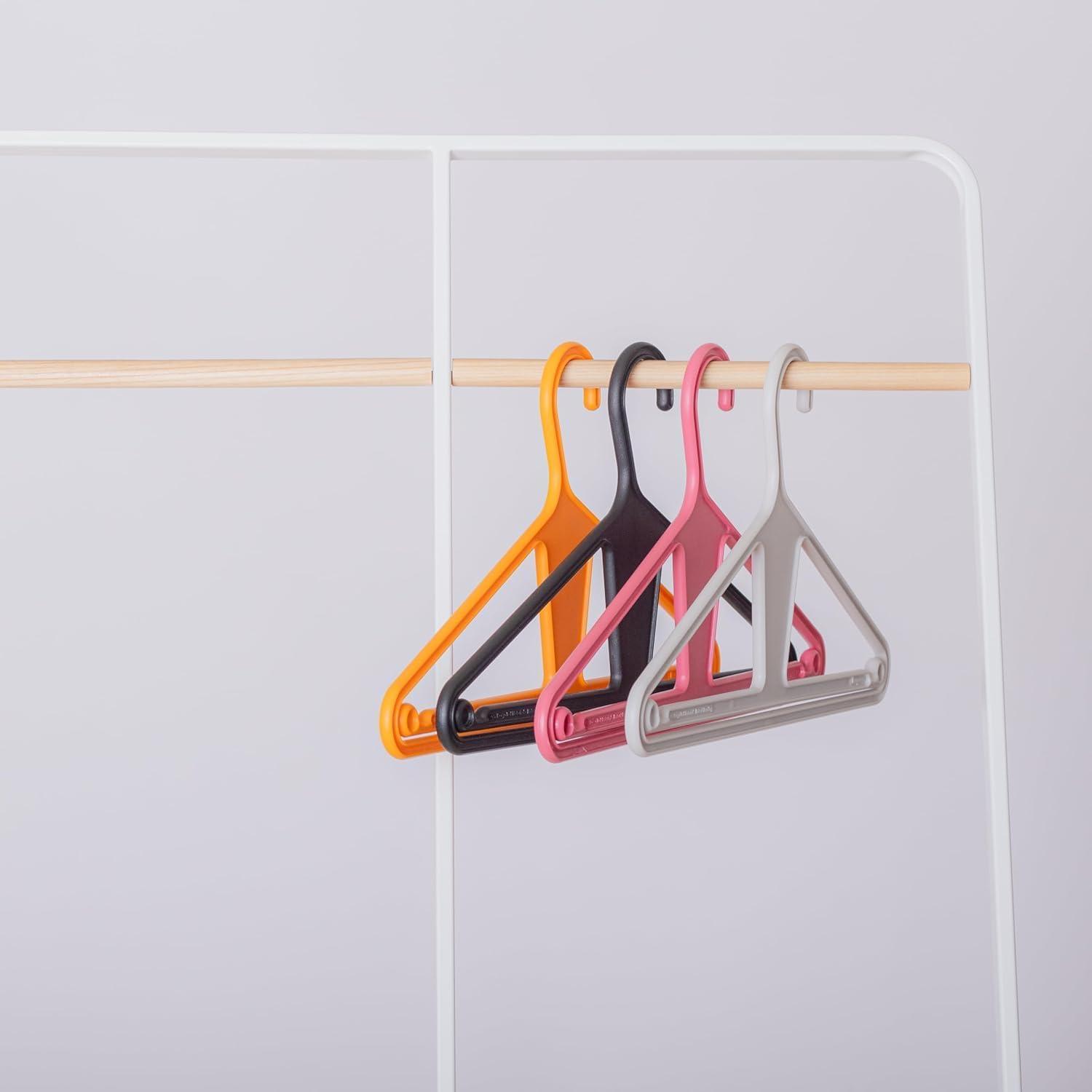 Kangaroo™ 100% Recycled High-Strength Clothing Hanger, Pants, Shirt, Jacket - Patented (Pinkity 30-Pack)