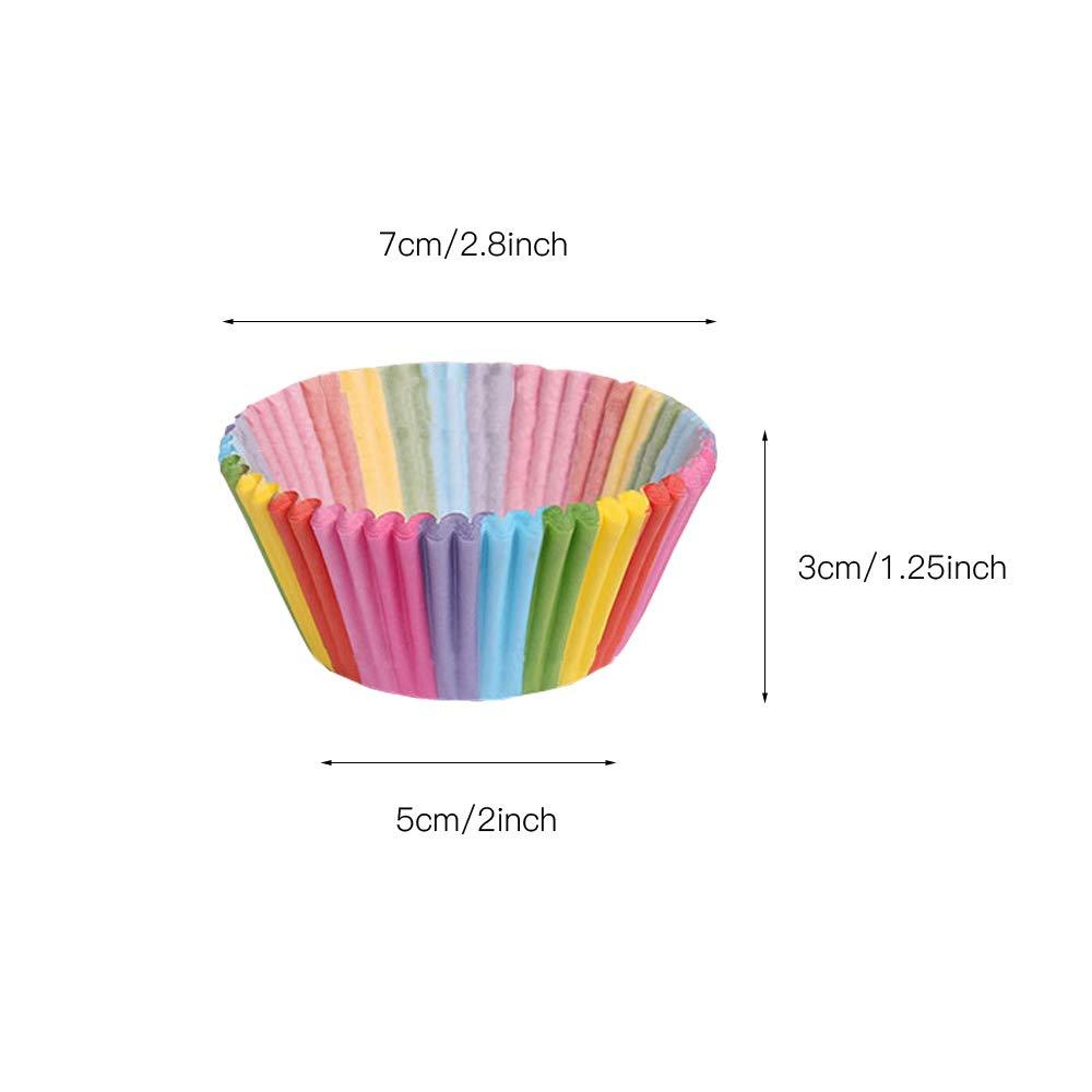 asjyhkr 100PCS Cake Blotting Paper Tray Nonstick Muffin Cases Molds Paper Cupcake Liners Cupcake Baking Cup Cupcake Paper Liner Standard Paper Cupcake Wrapper