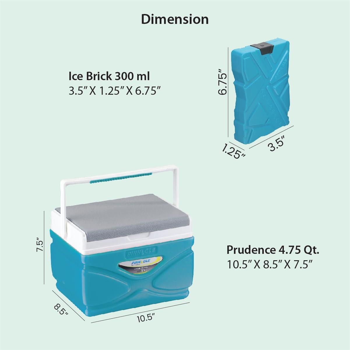Pinnacle Cooler with Wheels – Practical Set of 30L Cooler with Wheels and Handle – Includes Smaller 11L and 4.5L Camping Coolers and 2 Ice Bricks – Cup Holder and Sitting Lid – Extended Cooling Time