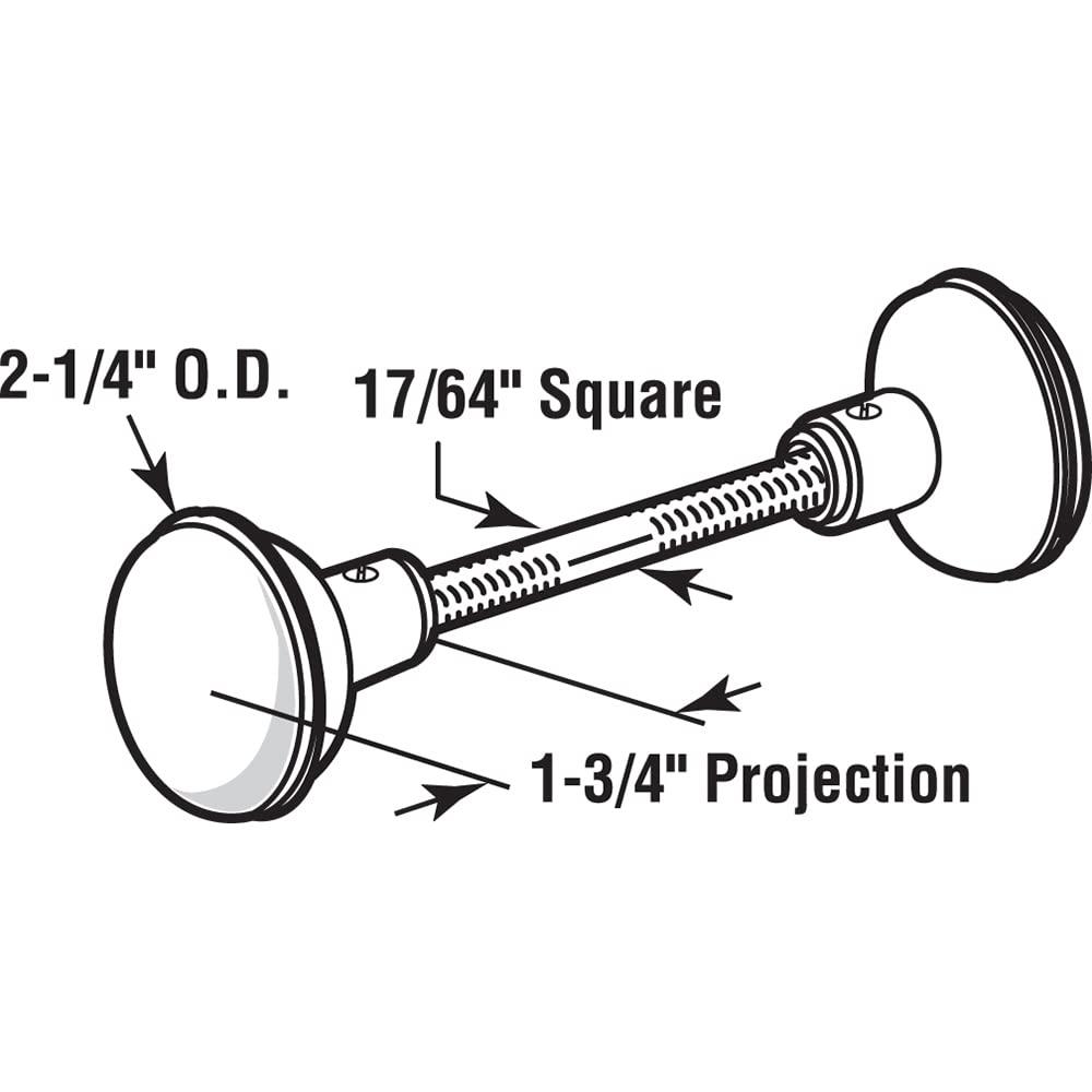 Prime-Line, Easy Installation Spindle Knob Plated Bronze
