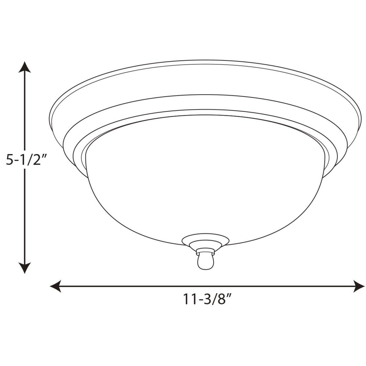Alabaster Glass Flush Mount Light