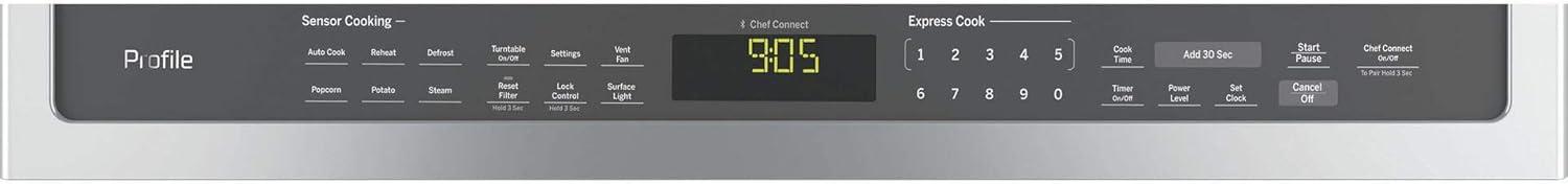 GE Profile PVM9005SJSS 30 Over-the-Range Microwave with 2.1 cu. ft. Capacity in Stainless Steel