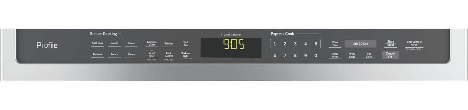 GE Profile PVM9005SJSS 30 Over-the-Range Microwave with 2.1 cu. ft. Capacity in Stainless Steel