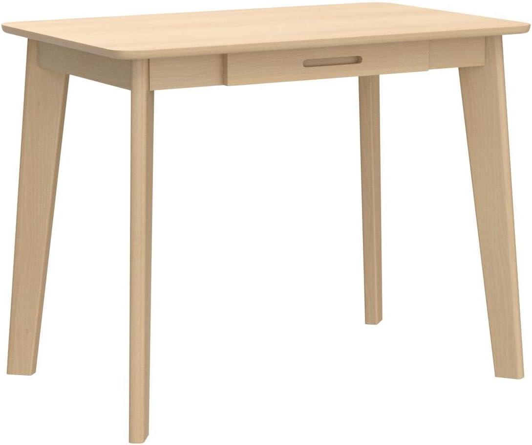IOTXY Solid Wood Writing Desk - Home Office Workbench Desk with Drawer, 31.5" Width Laptop Computer Work Study Table in White