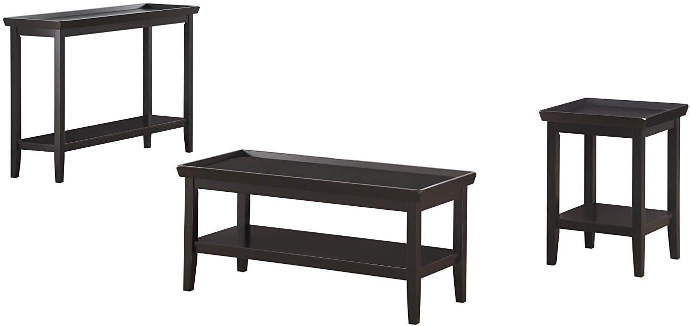 Ledgewood End Table with Shelf, Gray