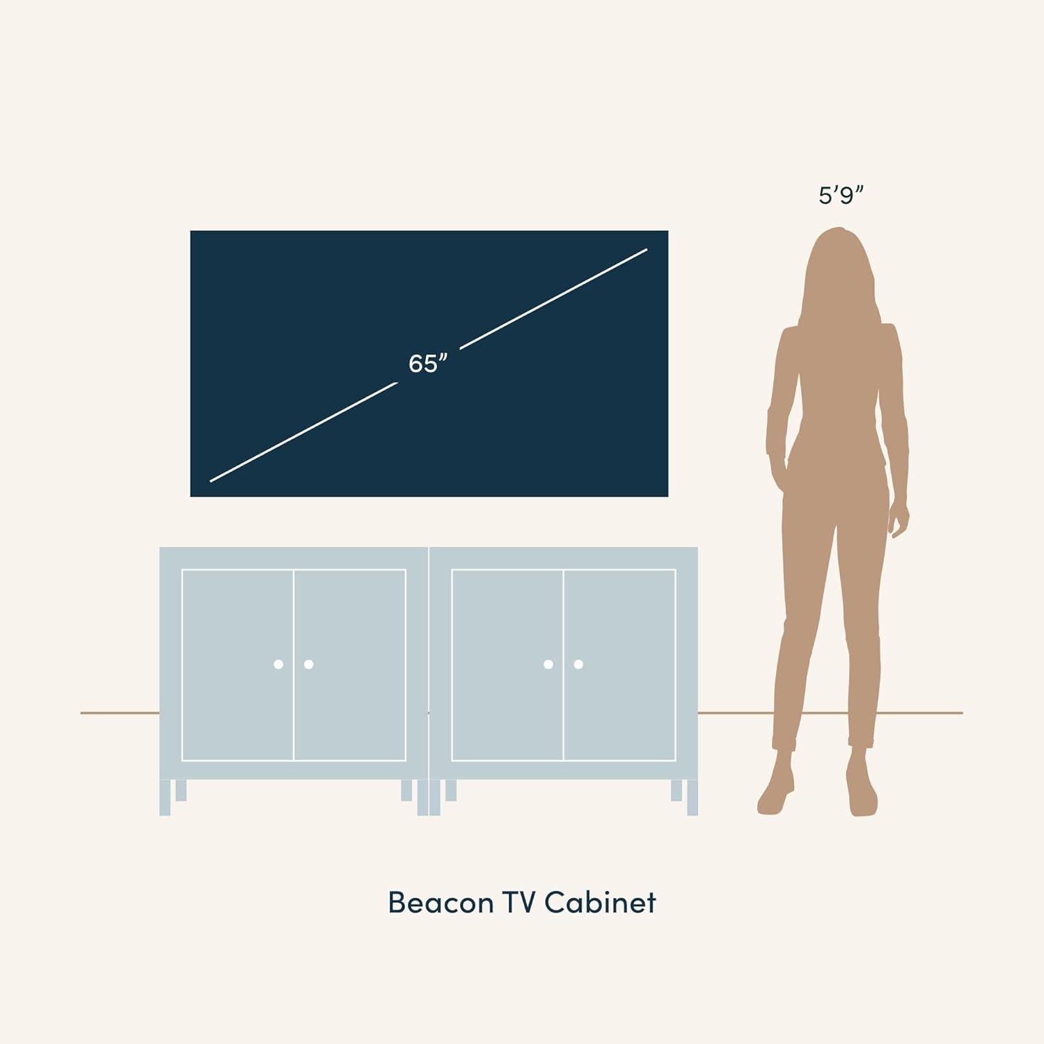 Shellie 31" Wide Rubberwood Wood Sideboard Set or TV Stand