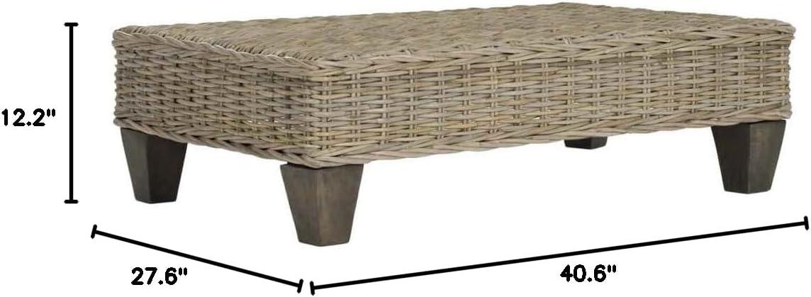Leary Coffee Table - Natural Unfinished - Safavieh