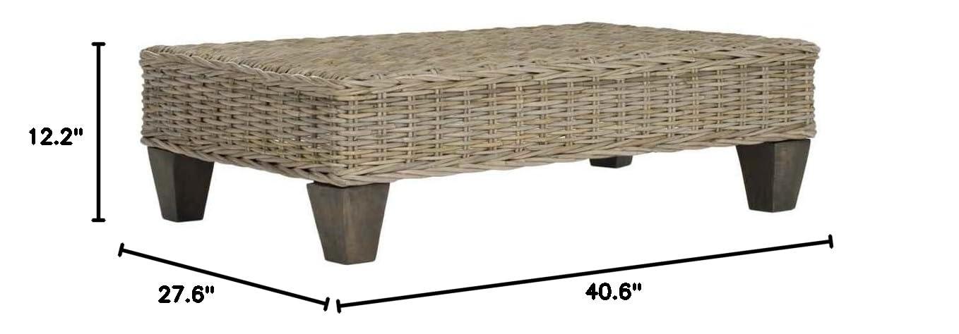 Leary Coffee Table - Natural Unfinished - Safavieh