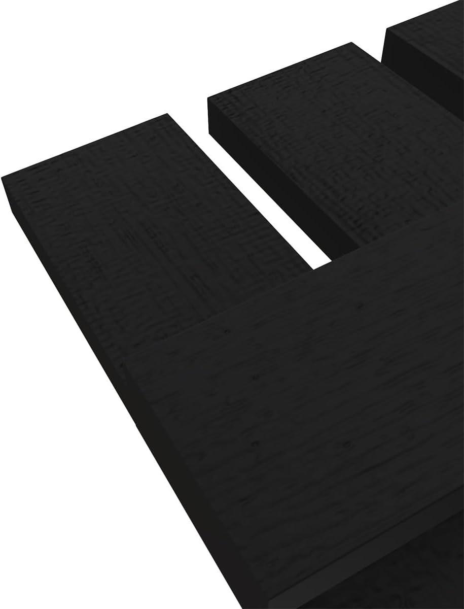 Black Vinyl Board-n-Batten Shutters with Installation Screws, 12"W x 35"H