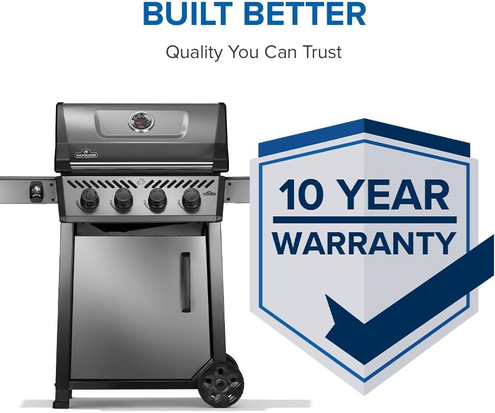Napoleon Freestyle 425 Propane Gas Grill, Graphite Grey