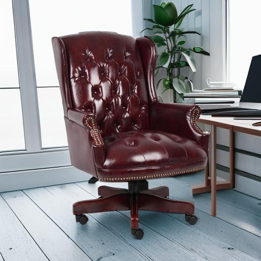 Boss Office Products Traditional Vinyl Executive Chair