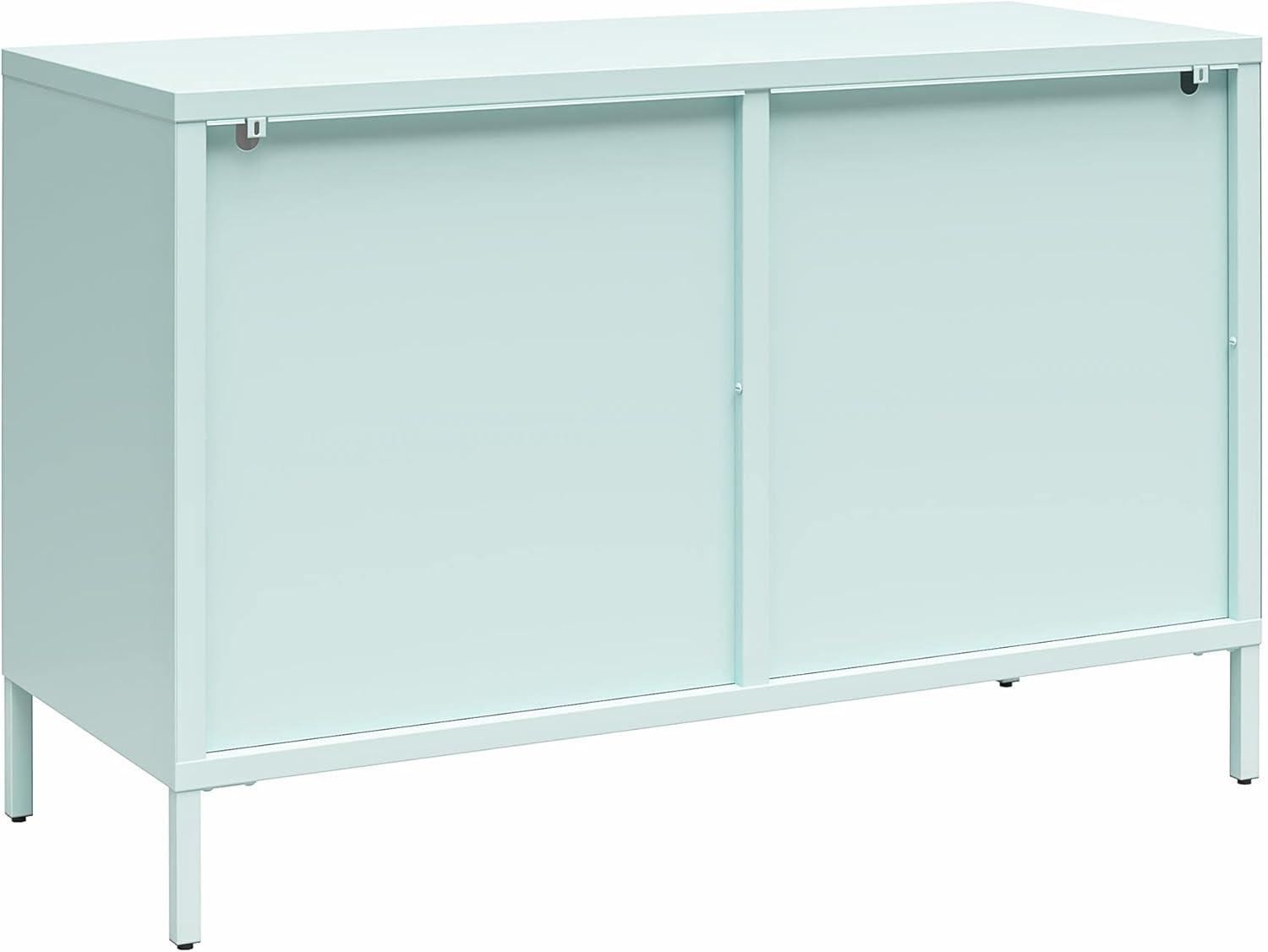 Luna 25.2'' Tall Accent Cabinet with Fluted Glass