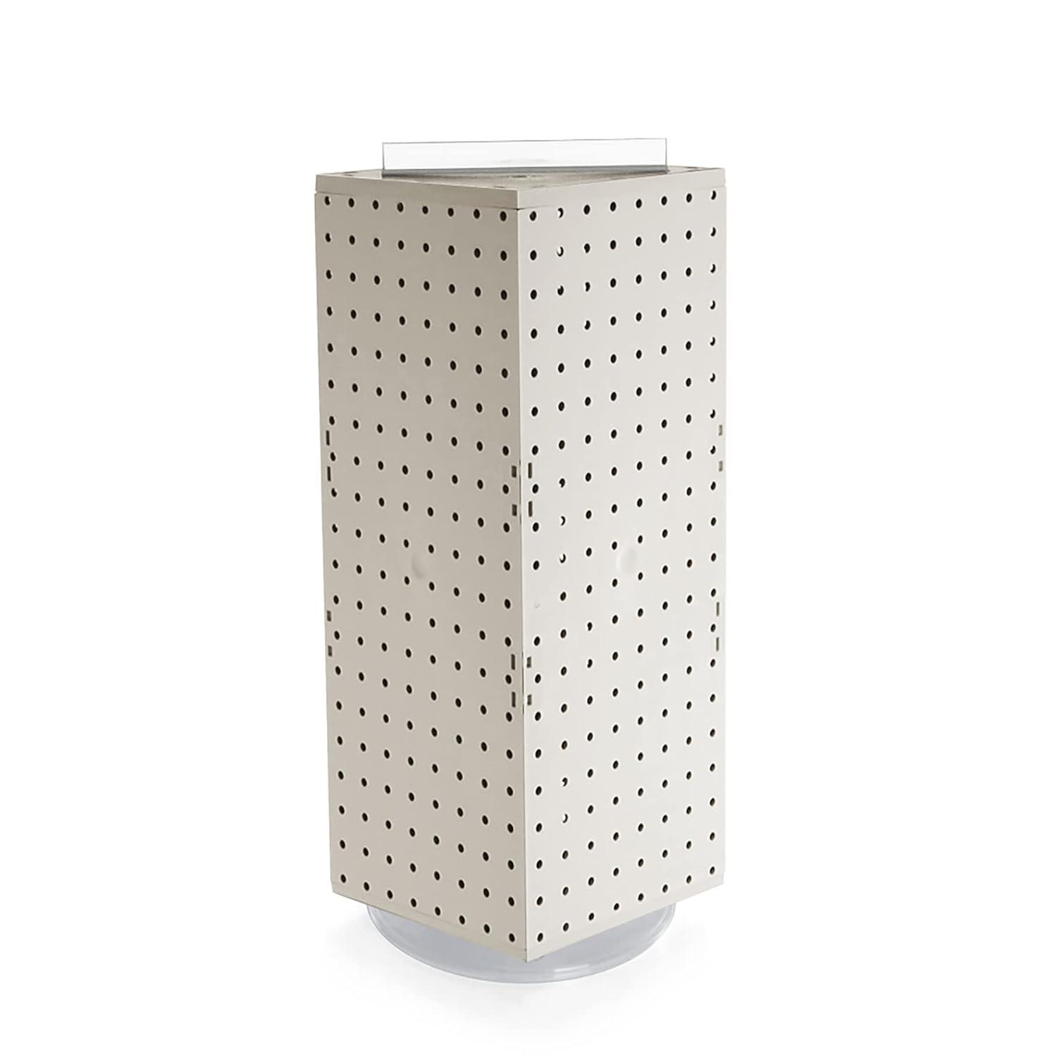 Azar Displays Four-Sided Revolving 8"W x 20"H Pegboard Counter Display
