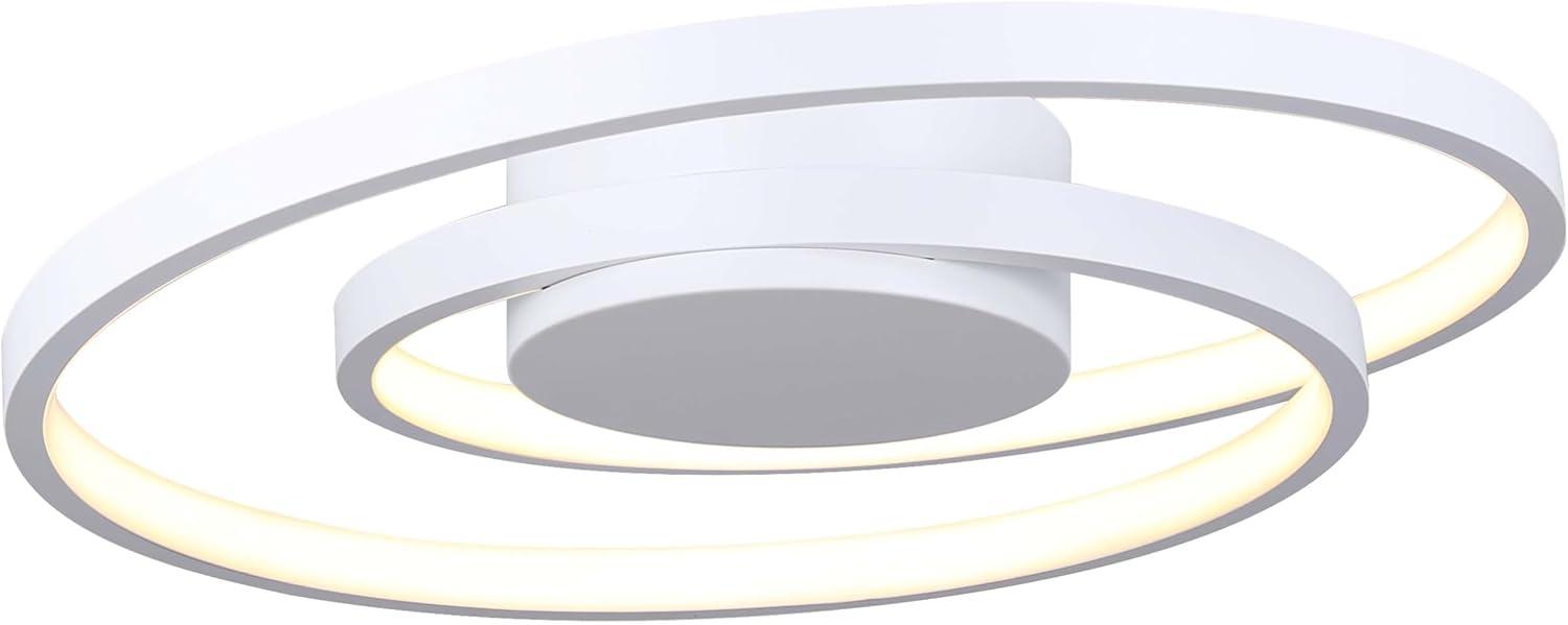 Livana 16" Matte White LED Flush Mount Light