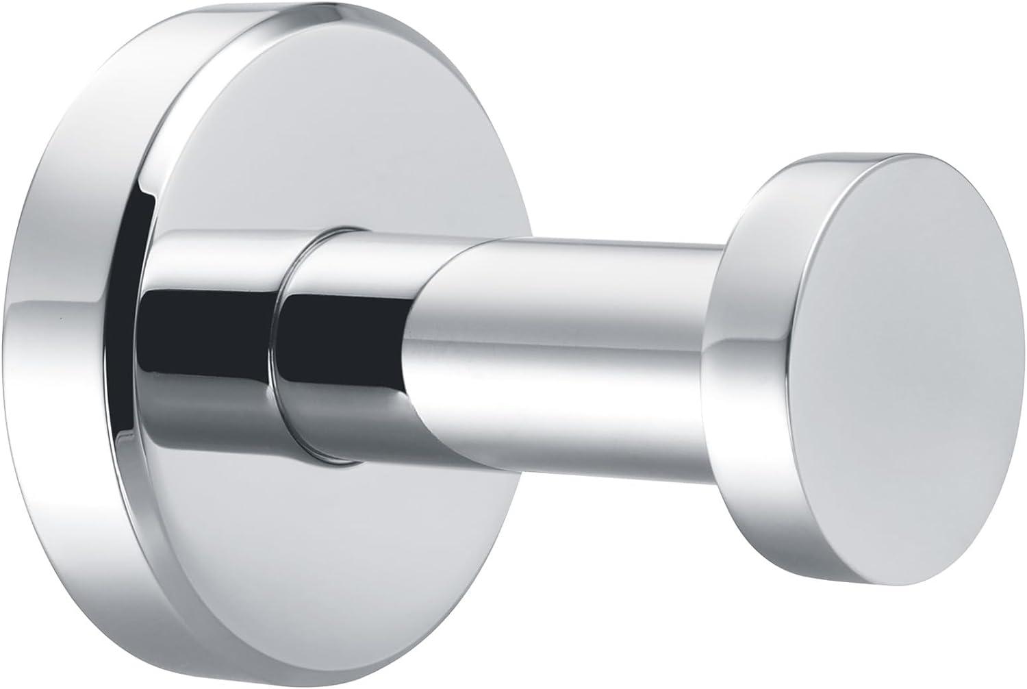 Polished Chrome Stainless Steel Wall Mounted Robe Hook