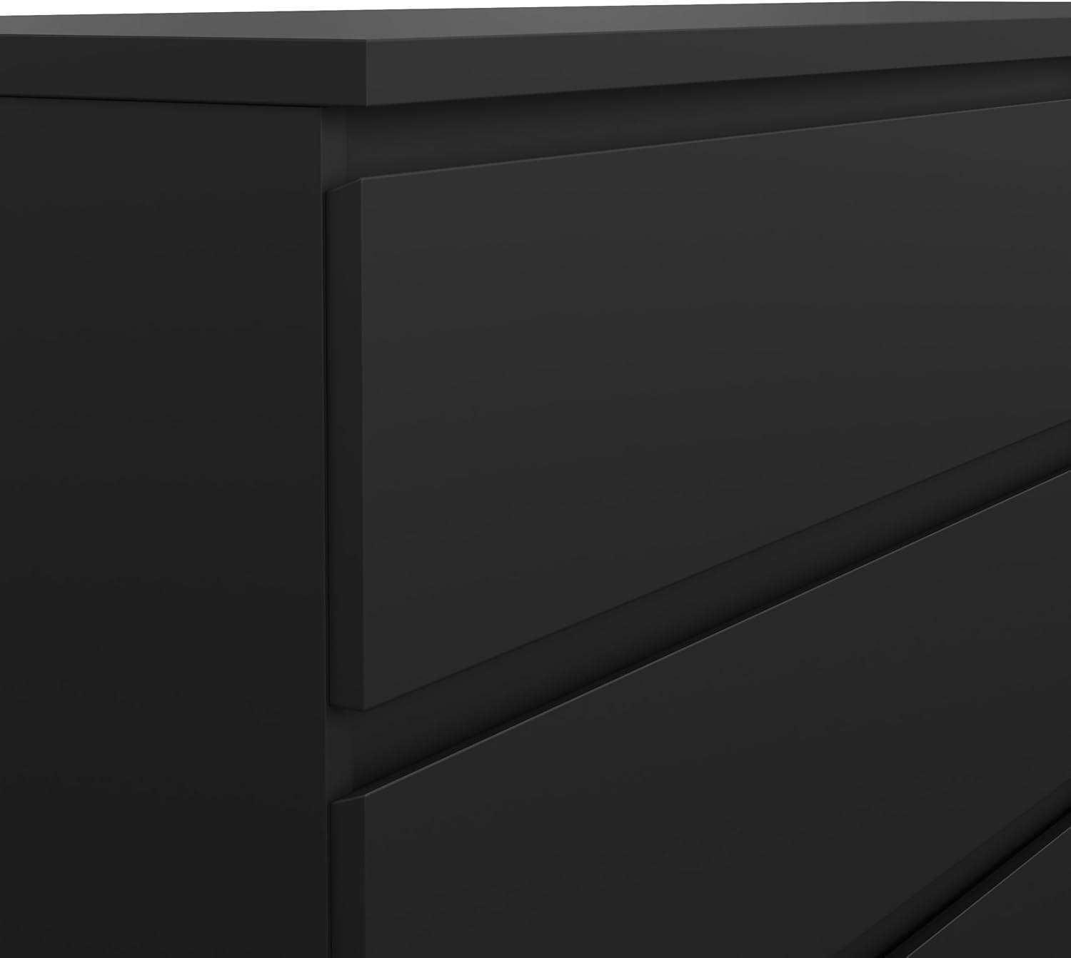 Tvilum,Scottsdale 6 Drawer Double Dresser, Black Matte