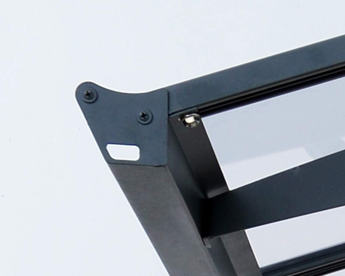 Canopia Palram - Canopia Vega 79.7'' W x 96.3'' D Acrylic Glass Gray Cover Stationary Patio Awning & Reviews | Wayfair