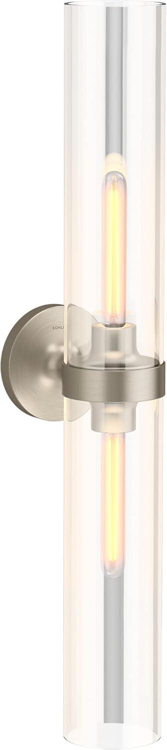 Purist™ 2 Light Indoor Bathroom Vanity Light Fixture, UL Listed