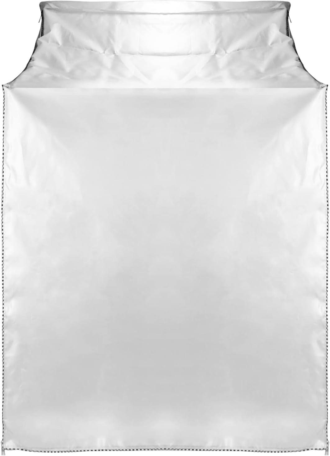 QWORK Washer and Dryer Covers, Heavy Duty Waterproof Washing Machine Cover for Most Top Load or Front Load Machine, Dustproof, All Weather Protection, 29" W x 28" D x 43" H