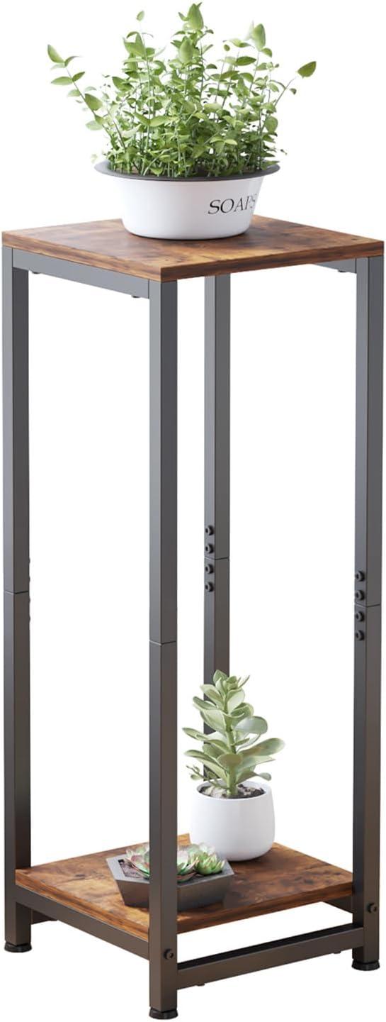 Square 2 Tier Plant Stand Indoor