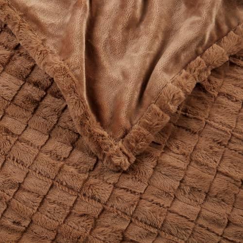 Beautyrest Beautyrest Zuri Oversized Heated Faux Fur Throw