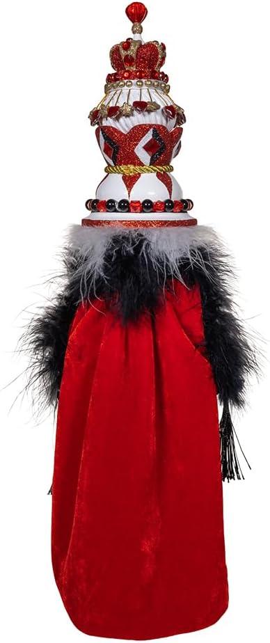 Kurt Adler 18.8-Inch Hollywood Nutcrackers King of Hearts with Cape Nutcracker