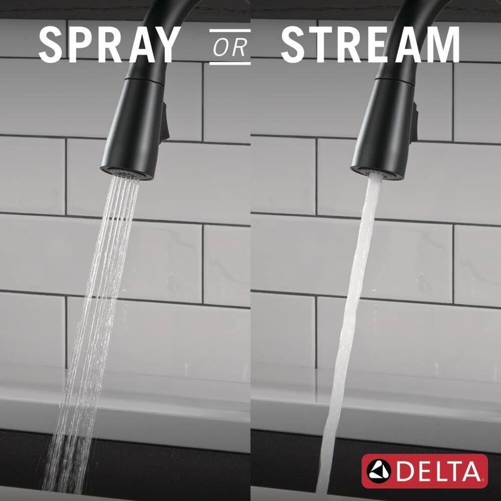 Delta 9113TL-BL-DST Essa Touch2O Kitchen Sink Faucet with Touchless Technology