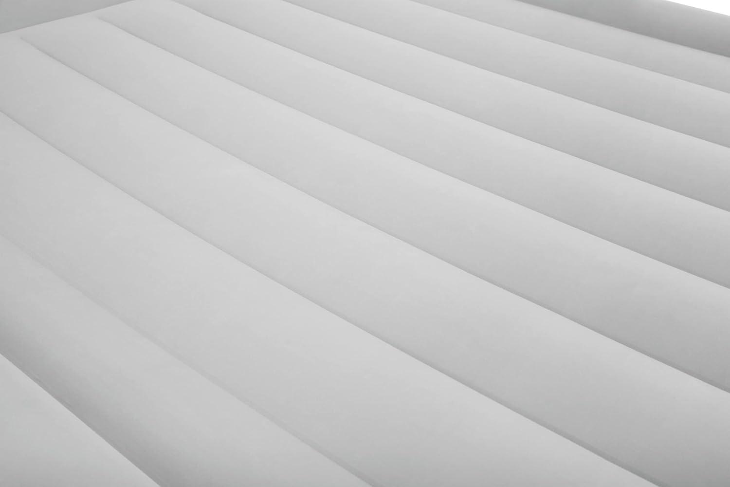 SleepLux Queen Size Raised Inflatable Air Mattress with Built-in Pump