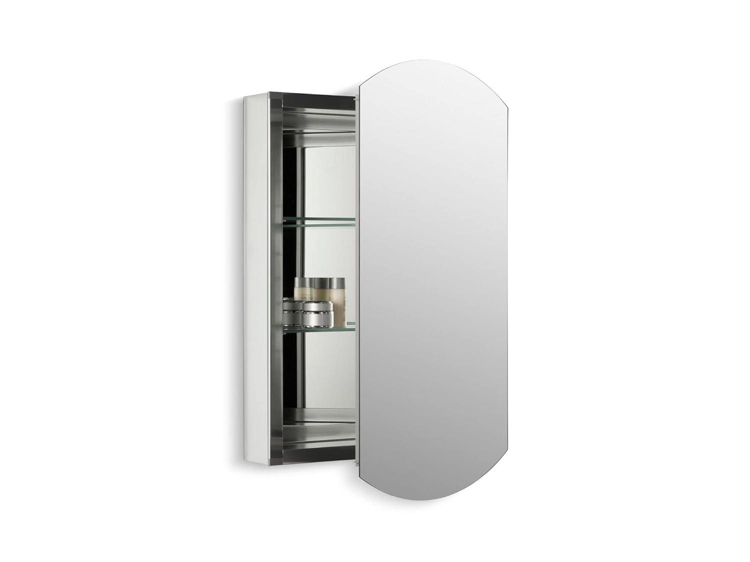 Kohler Archer 20" x 31" Single Door Frameless Mirrored Medicine Cabinet