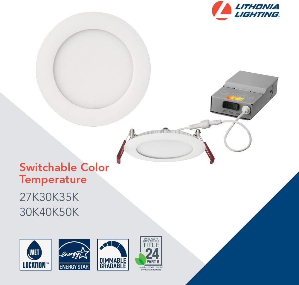 Wafer 4'' LED Retrofit Recessed Lighting Kit