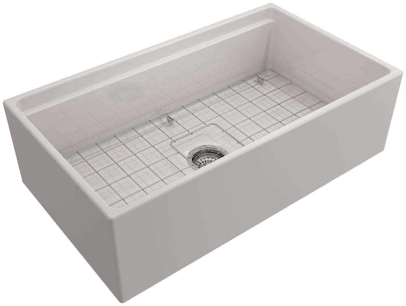 Contempo 33'' L Farmhouse Apron-Front Fireclay Kitchen Sink