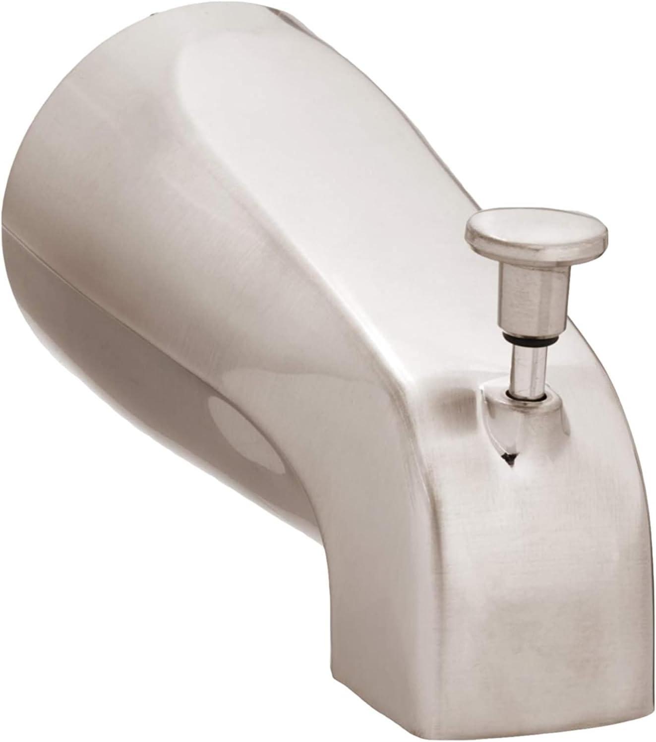 5-1/4" Reach Wall Mount Tub Spout with Front Diverter