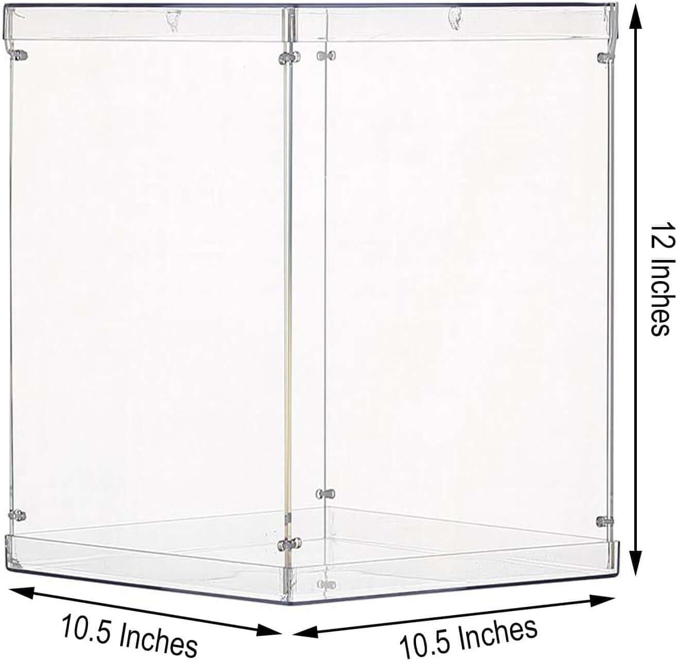 Efavormart 32" Acrylic & Lucite Wedding Decor Ideas Clear Display Box for Centerpieces with Interchangeable Lid and Base