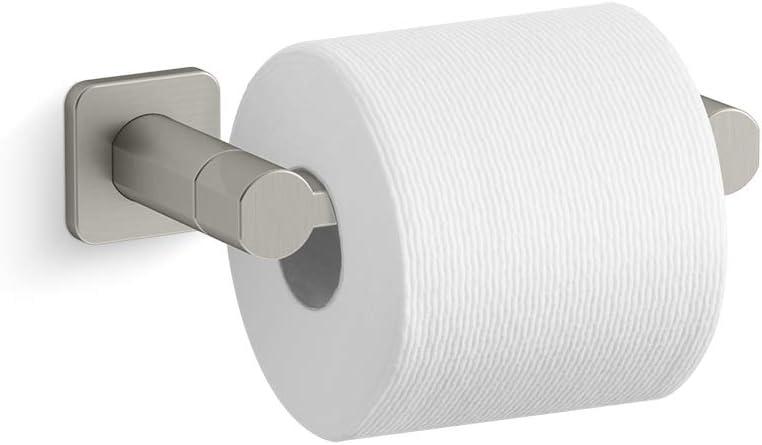 Parallel™ Pivoting Toilet Paper Holder, Wall-Mount Bathroom Toilet Paper Holder