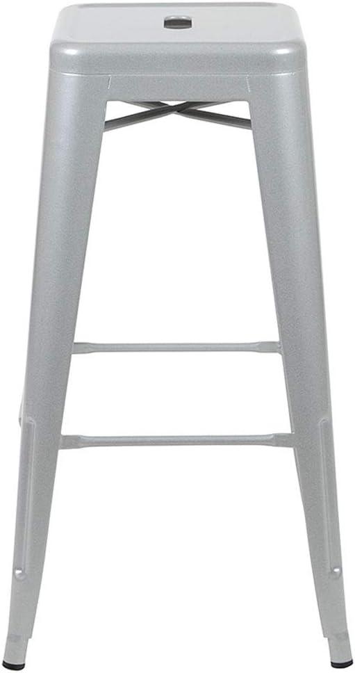 Flash Furniture 30" High Metal Indoor Bar Stool - Stackable Set of 4