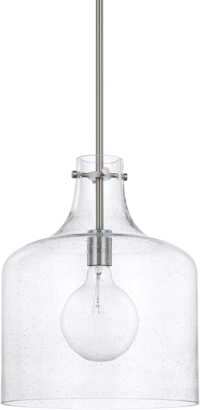 Capital Lighting 325712 1 Light 15" Tall Pendant - Brass