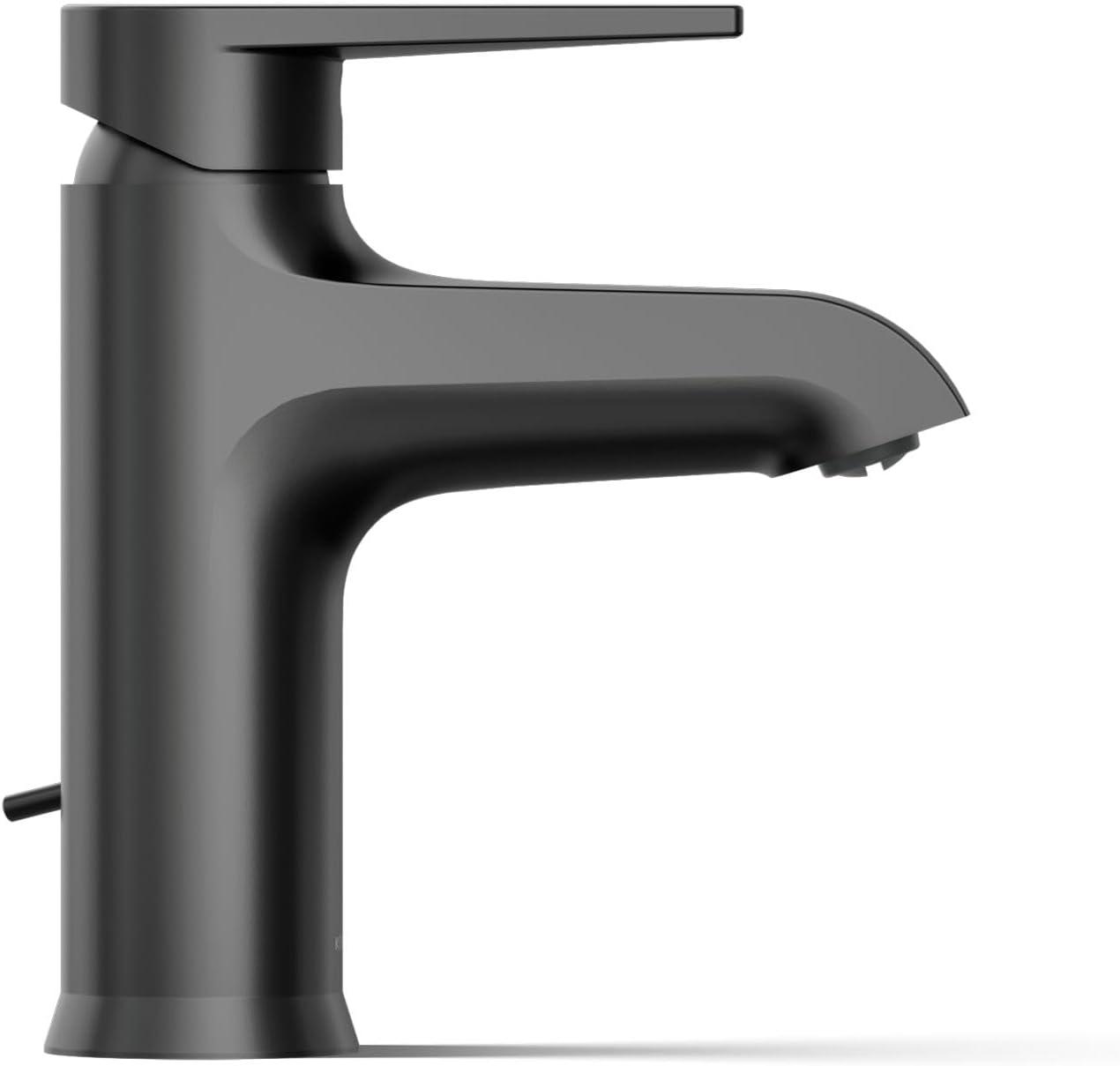 Kohler Hint Single-Handle Bathroom Faucet with Pop-Up Drain Assembly, One Hole Bathroom Sink Faucet, 1.2 gpm
