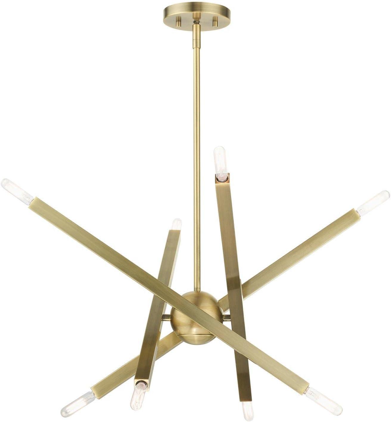 Mercury Row® Lydia 8 - Light Dimmable Modern Linear Chandelier