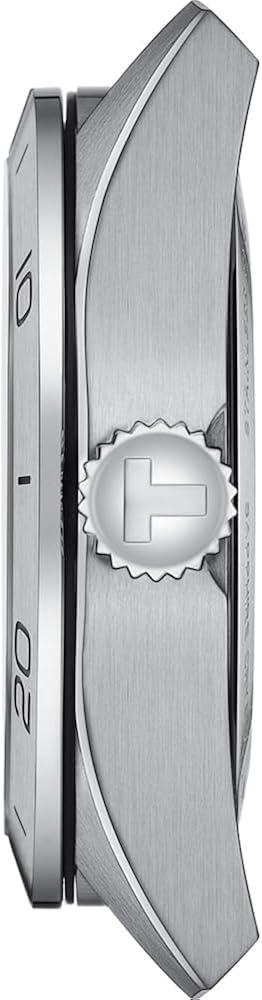 Tissot PRS 516 Silver Dial Brown Leather Automatic Wristwatch